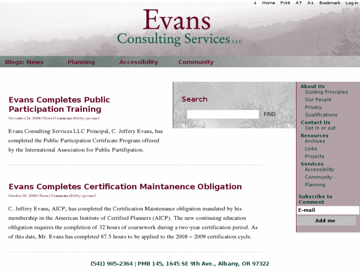 www.evans-llc.net