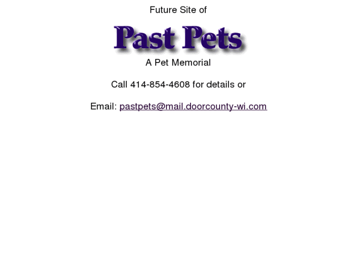 www.pastpets.com