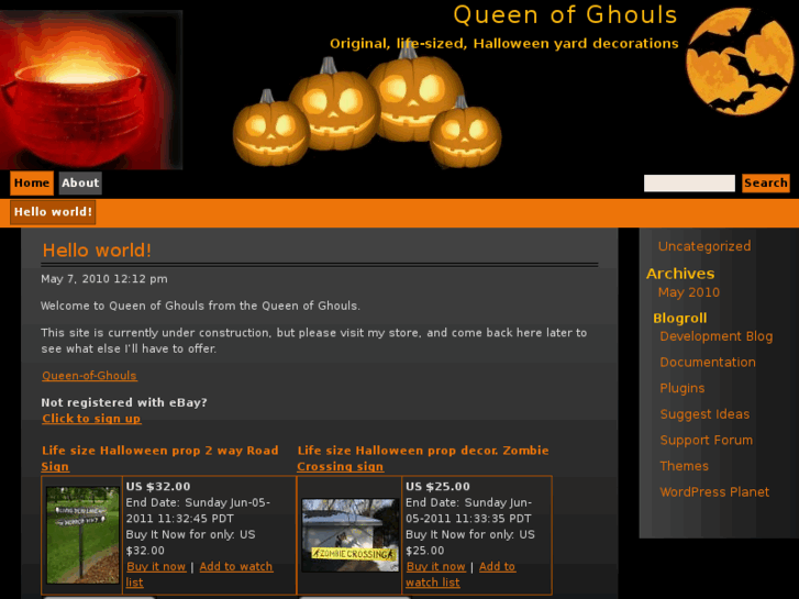 www.queenofghouls.com