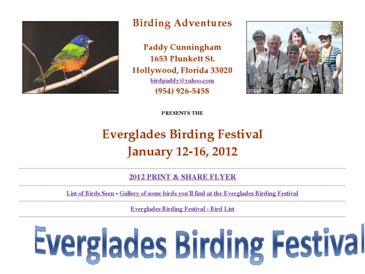 www.evergladesbirdingfestival.com