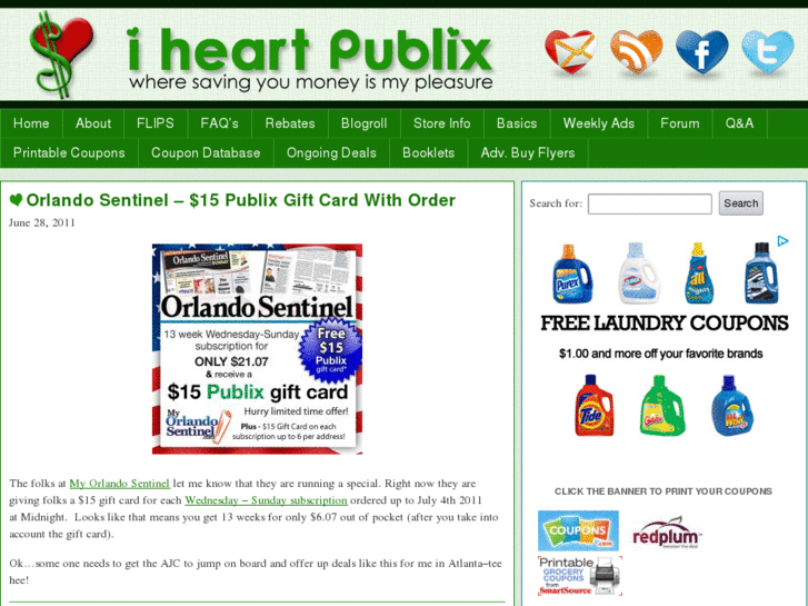 www.iheartpublix.com