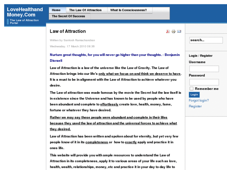 www.lovehealthandmoney.com