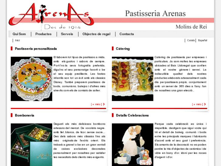 www.pastisseriaarenas.com