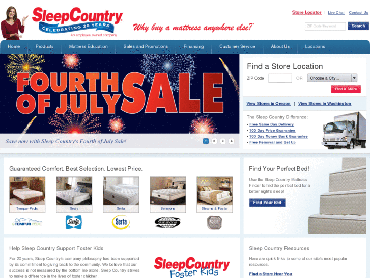 www.sleepcountry.biz