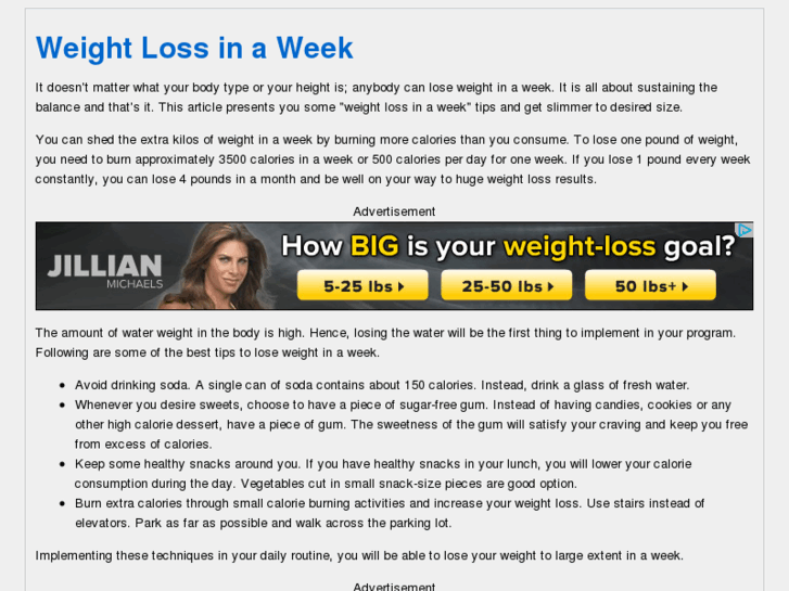 www.weightlossinweek.com