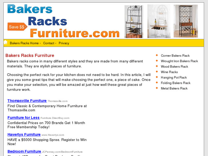 www.bakersracksfurniture.com