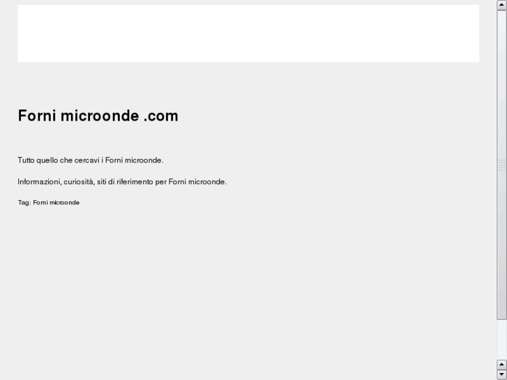 www.fornimicroonde.com