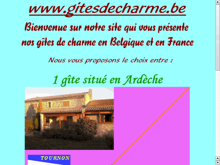 www.gitesdecharme.be