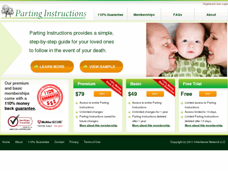 www.partinginstructions.com