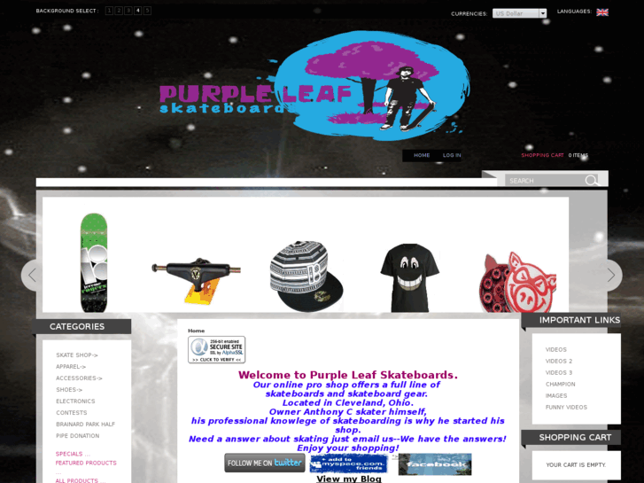 www.purpleafskateboards.com