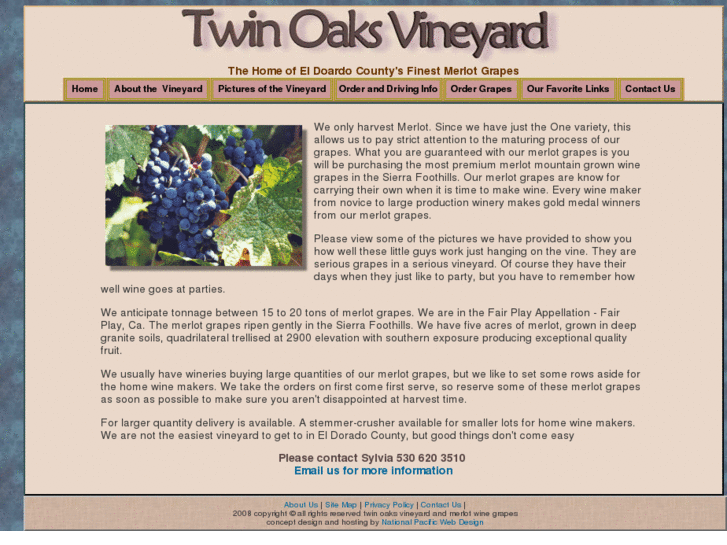 www.twinoakswinegrapes.com