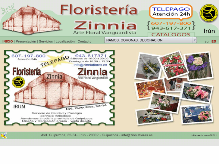 www.zinniaflores.es