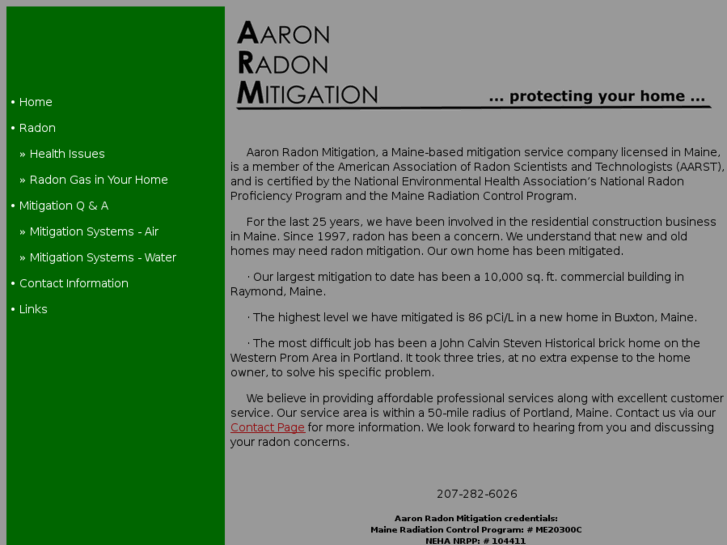 www.aaronradonmitigation.com