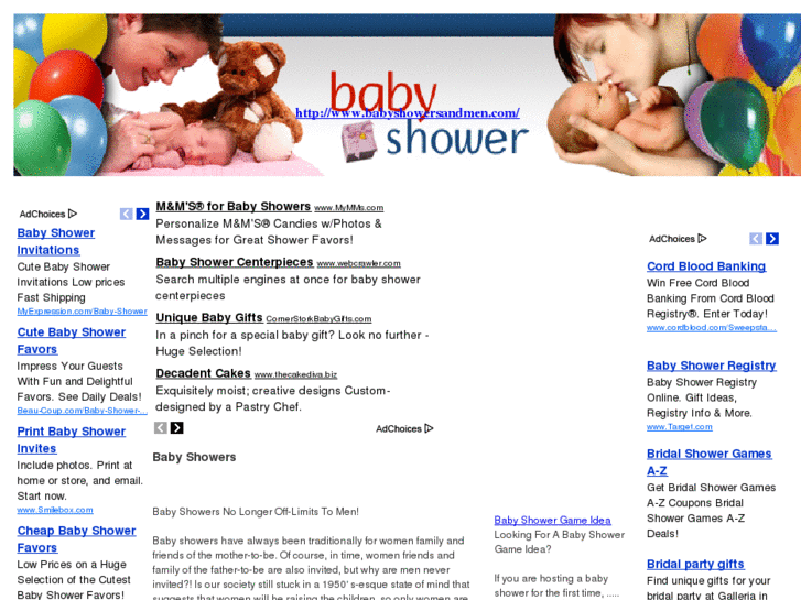 www.babyshowersandmen.com