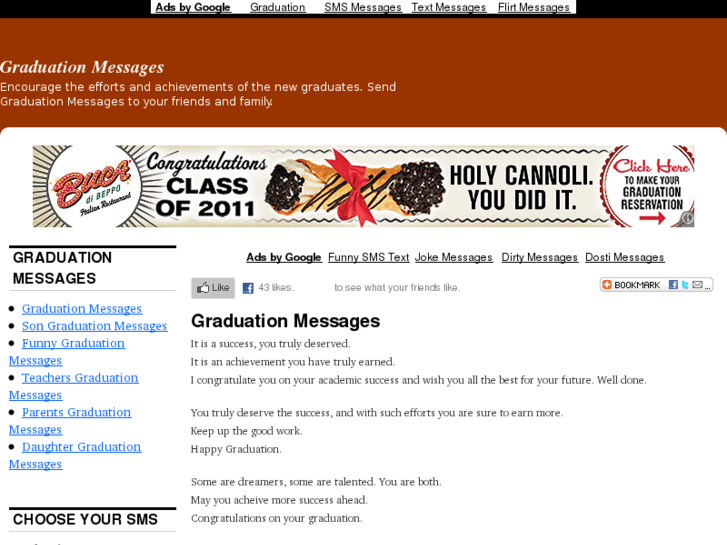 www.graduationmessages.org