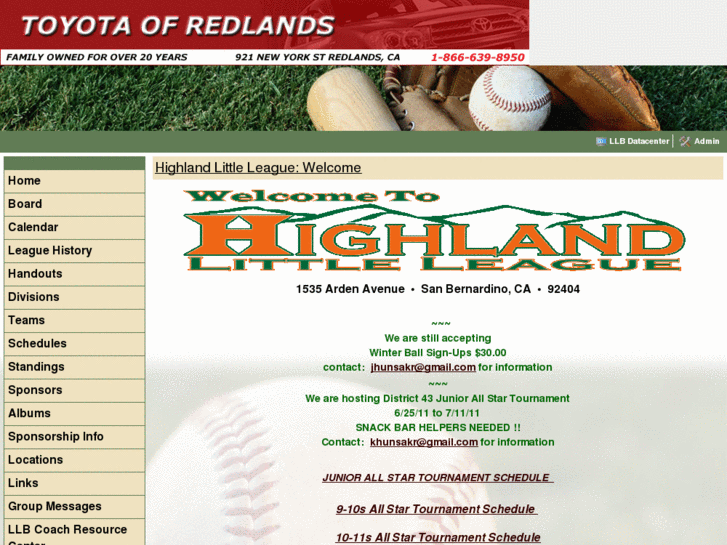 www.highlandlittleleague.net