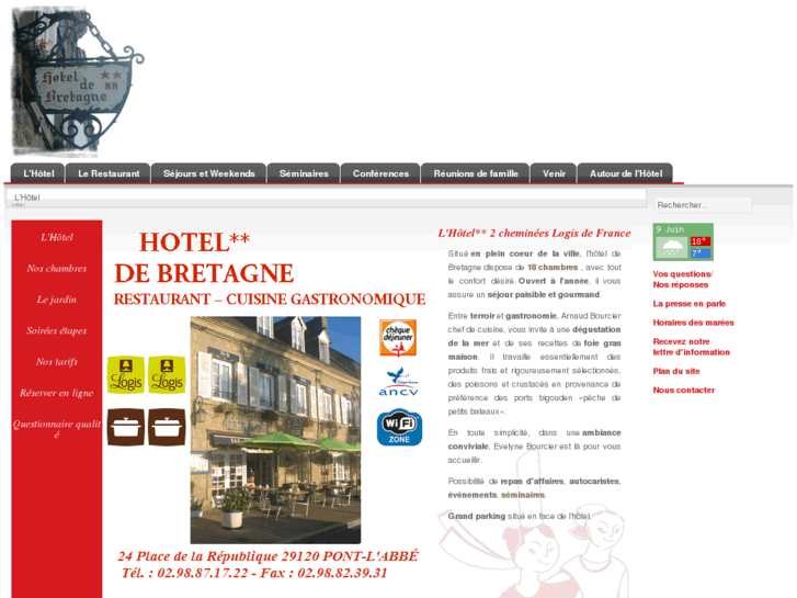 www.hoteldebretagne29.com