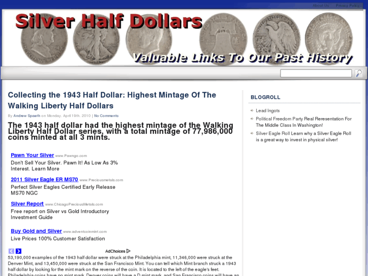 www.silverhalfdollars.net
