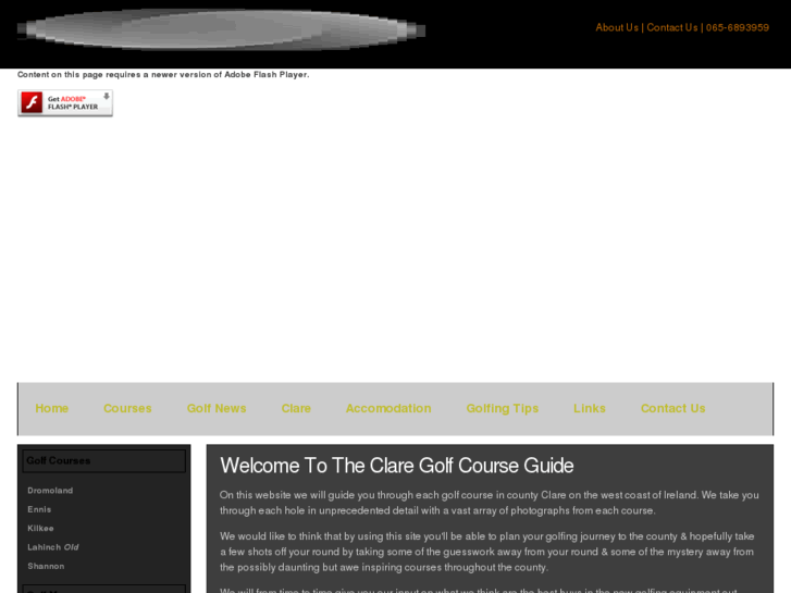 www.claregolfcourseguide.com