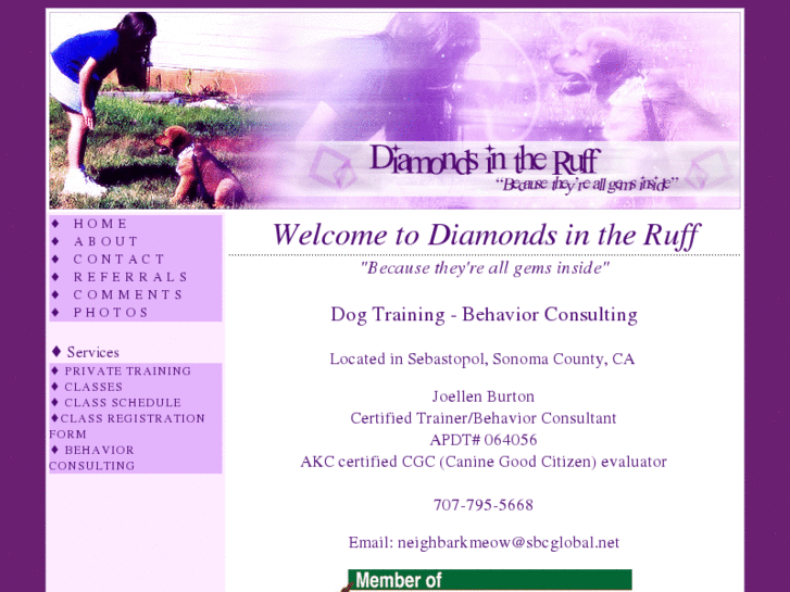 www.diamondsintheruffdogtraining.com