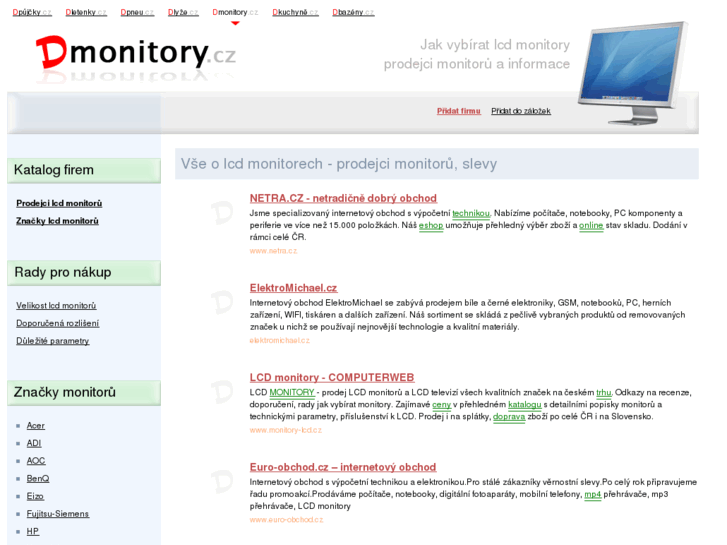 www.dmonitory.cz