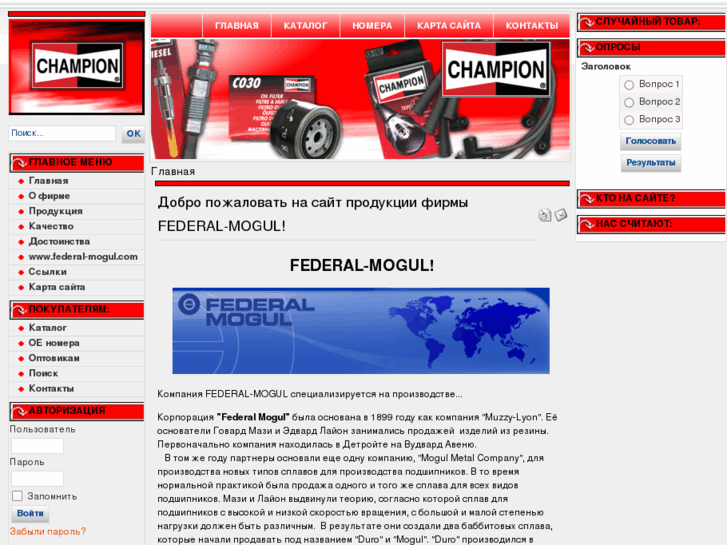 www.federalmogul.ru