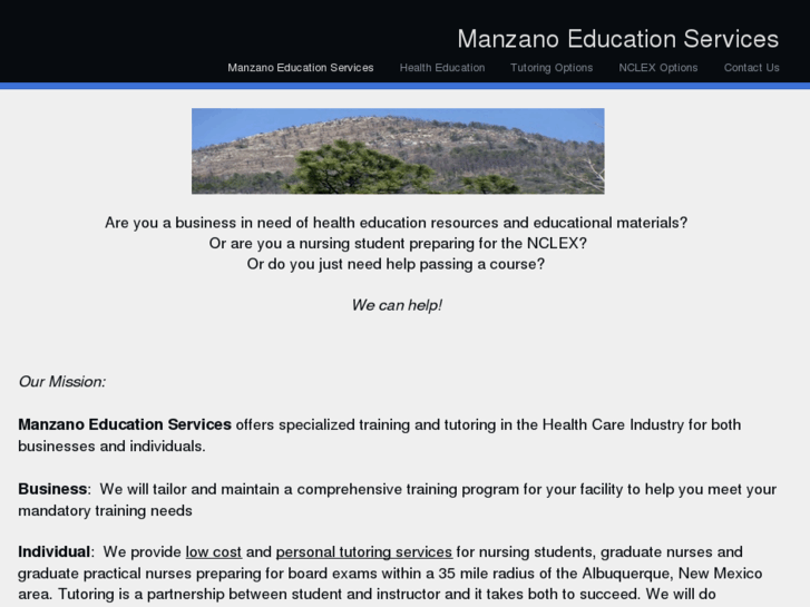 www.manzanoeducationservices.com