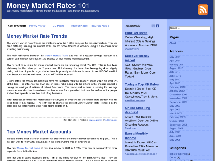 www.moneymarketrates101.com
