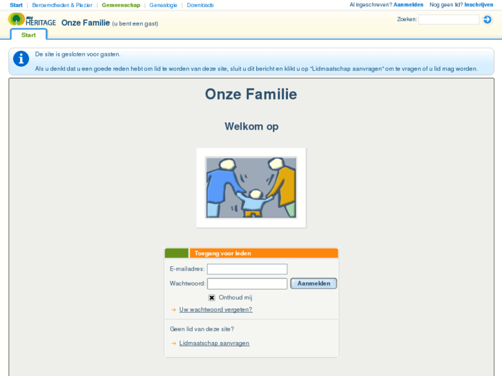 www.onzefamilie.info