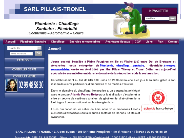 www.plomberie-chauffage-pillais-tronel.com