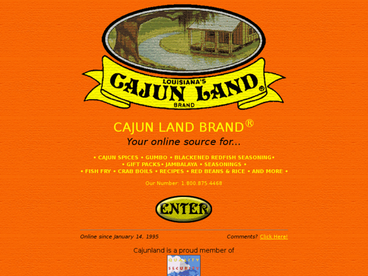 www.cajunlandbrand.com