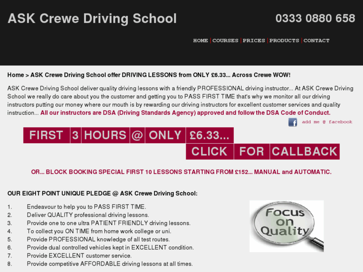 www.crewedrivingschool.com