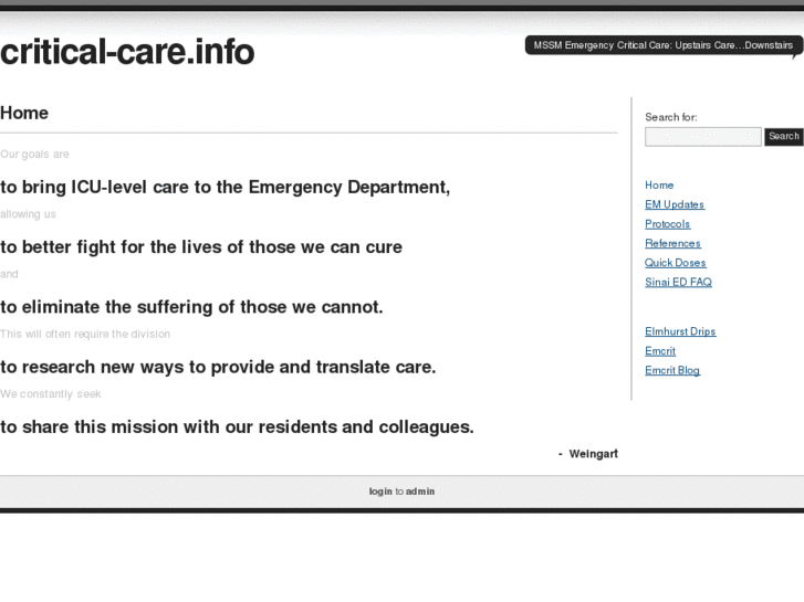 www.critical-care.info