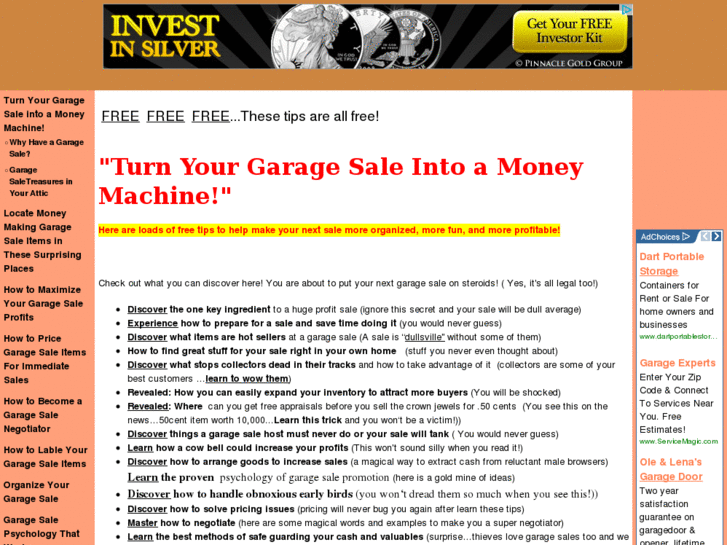 www.garagesalebonanza.com