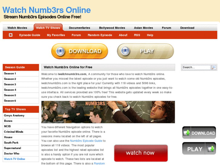 www.iwatchnumb3rs.com