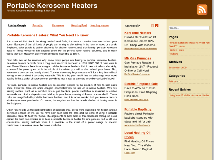 www.portablekeroseneheaters.org