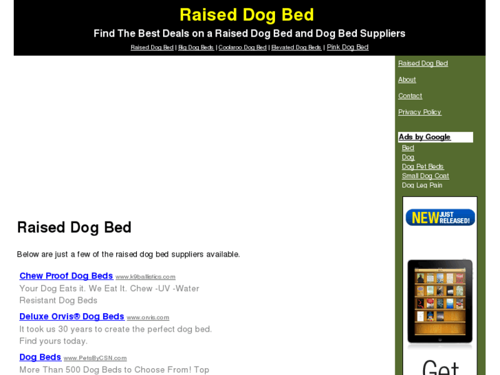 www.raiseddogbed.org