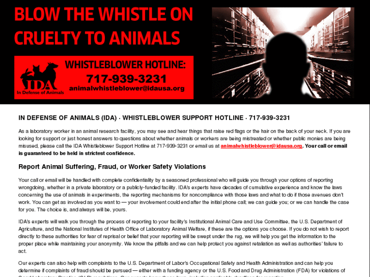 www.animalwhistleblowers.org