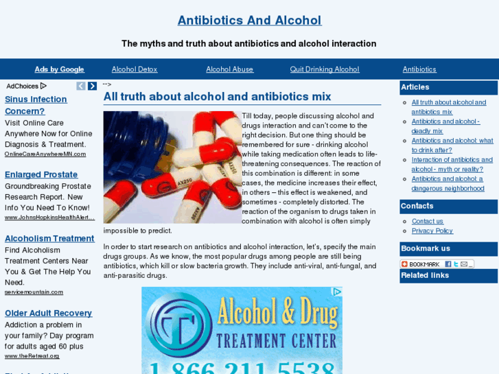 www.antibioticsandalcohol.com