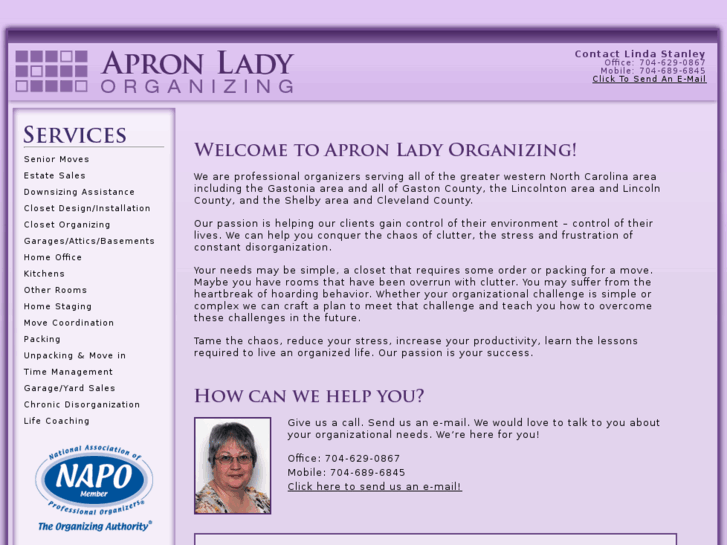 www.apronladyorganizing.com