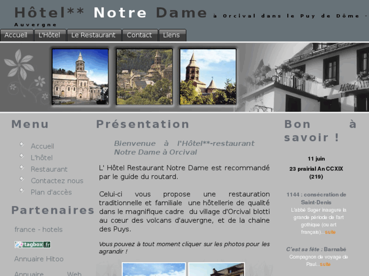 www.hotelnotredame-orcival.com