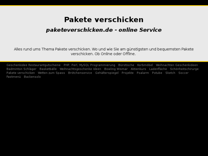 www.paketeverschicken.de