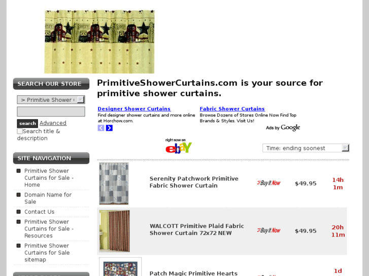 www.primitiveshowercurtains.com