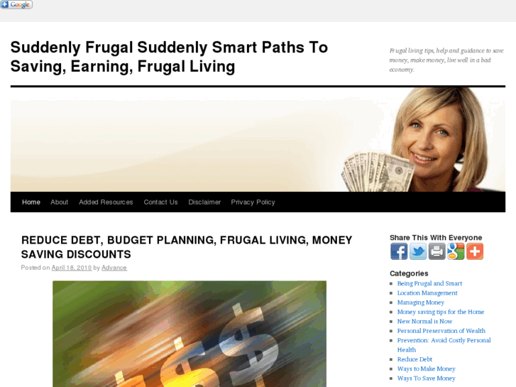 www.suddenly-frugal.com