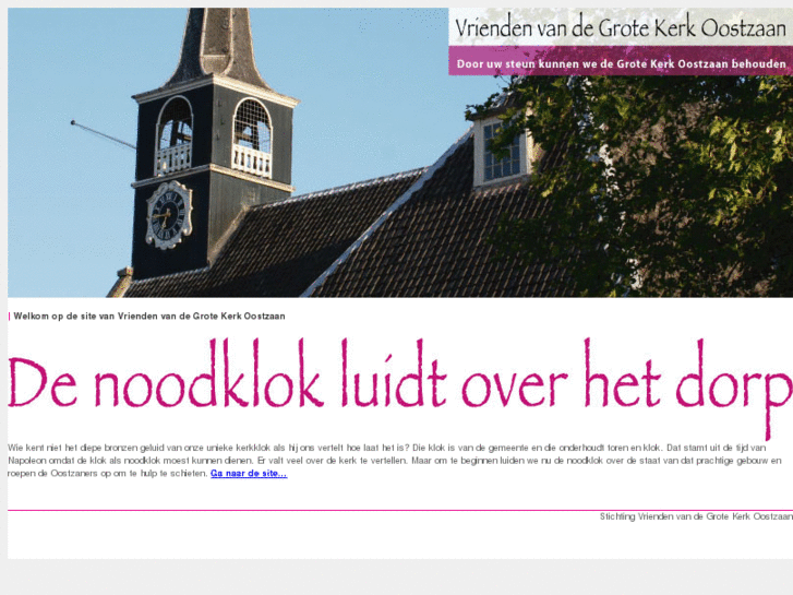 www.vriendengrotekerkoostzaan.nl