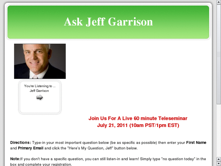 www.askjeffgarrison.com