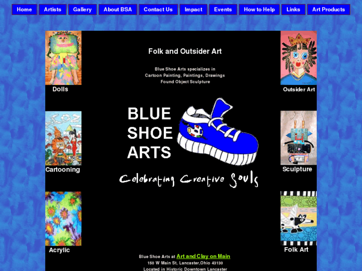 www.blueshoearts.com