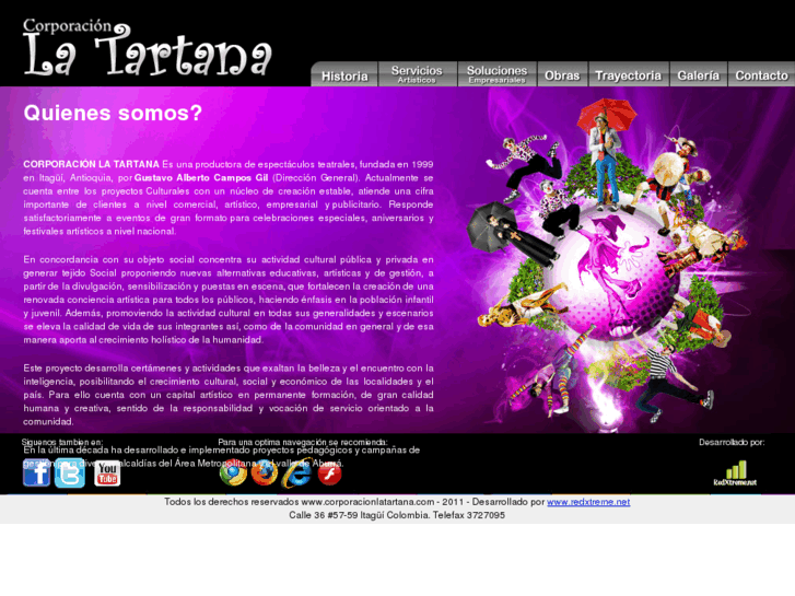 www.corporacionlatartana.com