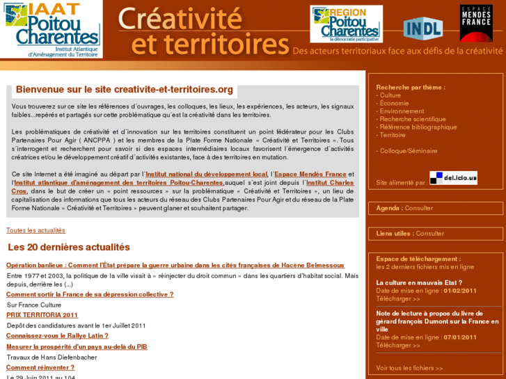 www.creativite-et-territoires.org