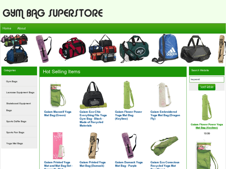 www.gymbags.info